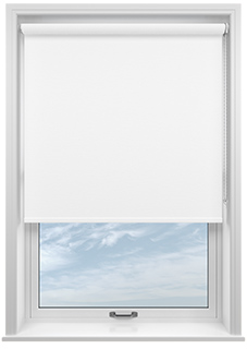 Toulouse (Blackout), Textured White - Twist&Fit Roller Blind